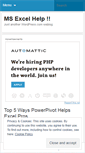 Mobile Screenshot of masterexcel.wordpress.com