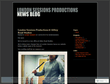 Tablet Screenshot of londonsessions.wordpress.com