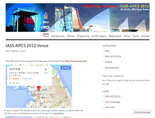 Tablet Screenshot of iass2012.wordpress.com