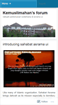 Mobile Screenshot of kemuslimahan.wordpress.com