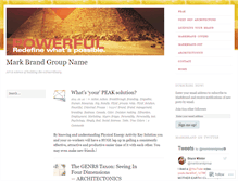 Tablet Screenshot of markbrandgroup.wordpress.com