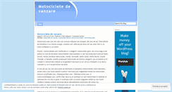Desktop Screenshot of motocicletedevanzare.wordpress.com