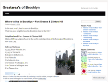 Tablet Screenshot of greatarea.wordpress.com