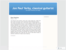 Tablet Screenshot of jonyerby.wordpress.com