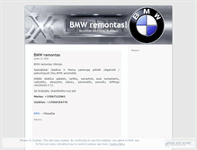 Tablet Screenshot of bmwremontas.wordpress.com