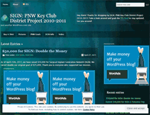 Tablet Screenshot of pnwsignproject.wordpress.com