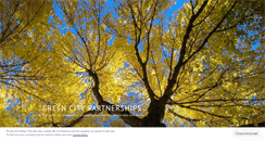 Desktop Screenshot of greencitypartnerships.wordpress.com