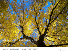 Tablet Screenshot of greencitypartnerships.wordpress.com