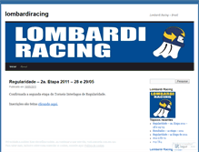 Tablet Screenshot of lombardiracing.wordpress.com