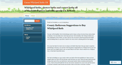 Desktop Screenshot of cornerwhirlpoolbaths.wordpress.com
