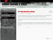Tablet Screenshot of alvarohv11.wordpress.com