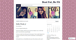 Desktop Screenshot of beatfatbefit.wordpress.com