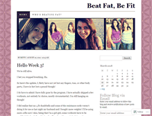 Tablet Screenshot of beatfatbefit.wordpress.com