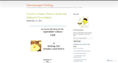 Desktop Screenshot of cheesemonger.wordpress.com