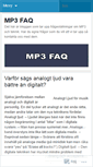 Mobile Screenshot of mp3faq.wordpress.com
