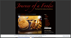 Desktop Screenshot of journeyofafoodie.wordpress.com