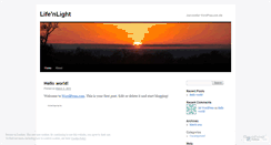 Desktop Screenshot of lifenlight.wordpress.com