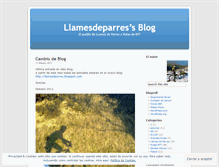 Tablet Screenshot of llamesdeparres.wordpress.com