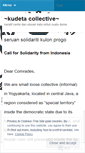 Mobile Screenshot of kudetakolektif.wordpress.com