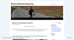 Desktop Screenshot of mommawheelie.wordpress.com