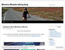 Tablet Screenshot of mommawheelie.wordpress.com