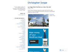 Tablet Screenshot of christopherswope.wordpress.com