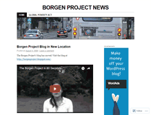 Tablet Screenshot of bproject.wordpress.com