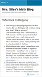 Mobile Screenshot of mrsjgiles.wordpress.com