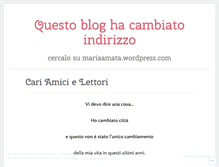 Tablet Screenshot of mariadilorenzo.wordpress.com