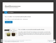 Tablet Screenshot of dmatthewssuccess.wordpress.com
