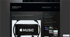 Desktop Screenshot of amplifiedlife.wordpress.com