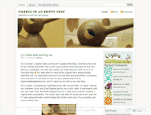 Tablet Screenshot of myemptynest.wordpress.com