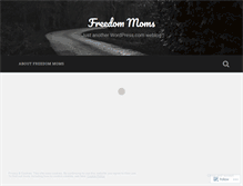 Tablet Screenshot of freedommoms.wordpress.com