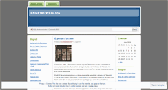 Desktop Screenshot of eng8181.wordpress.com