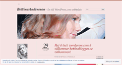 Desktop Screenshot of bettinaandersson.wordpress.com
