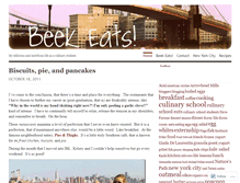 Tablet Screenshot of beekeats.wordpress.com