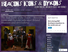 Tablet Screenshot of beaconsiconsdykons.wordpress.com