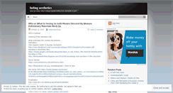 Desktop Screenshot of fadingtheaesthetic.wordpress.com