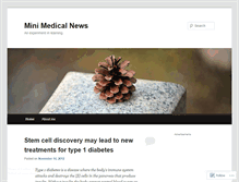 Tablet Screenshot of minimednews.wordpress.com