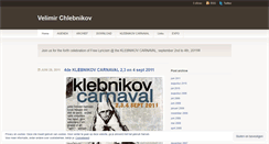 Desktop Screenshot of khlebnikov.wordpress.com