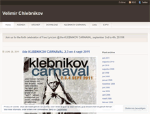 Tablet Screenshot of khlebnikov.wordpress.com