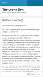 Mobile Screenshot of lyoncage.wordpress.com