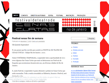 Tablet Screenshot of festivaldecenascurtas.wordpress.com