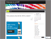 Tablet Screenshot of deixaqueeuconto.wordpress.com