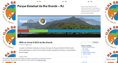 Desktop Screenshot of parqueestadualdailhagrande.wordpress.com