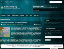 Tablet Screenshot of lifetastic.wordpress.com