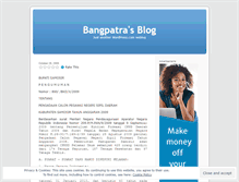 Tablet Screenshot of bangpatra.wordpress.com