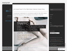 Tablet Screenshot of blackpridemou.wordpress.com