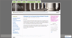 Desktop Screenshot of hall1nstitute.wordpress.com