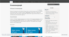 Desktop Screenshot of grammargraph.wordpress.com